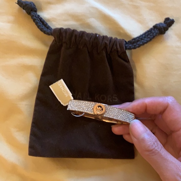 Michael Kors Rose Gold PaveBangle/Bracelet - Picture 4 of 8